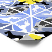 Tätowierposter “Dänischer Dogge " Poster (Ecke)