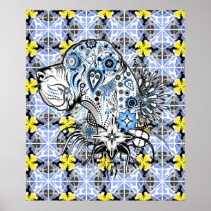 Tätowierposter “Dänischer Dogge " Poster
