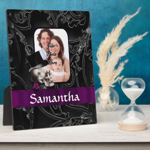 Tätowierskull Fotoplatte