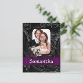 Tätowierskull Postkarte (Stehend Vorderseite)