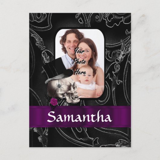 Tätowierskull Postkarte (Vorderseite)