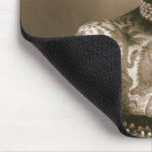 Tätowiert mit Perlen-Mausunterlage Mousepad (Ecke)