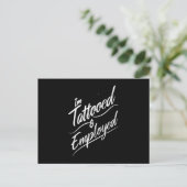 Tätowiert Postkarte (Stehend Vorderseite)