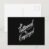 Tätowiert Postkarte (Vorne/Hinten)