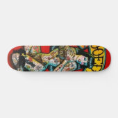 Tätowiert-Spät, Rumpfstation Skateboard (Horizontal)