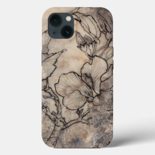 Tätowierte Blumen I iPhone 13 Hülle