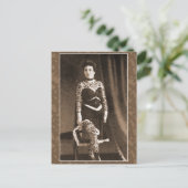 Tätowierte Dame auf Karten, Postkarten (Stehend Vorderseite)