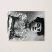 Tätowierte Dame - Frau mit Tätowierungen - Vintag Puzzle (Horizontal)