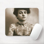Tätowierte Dame mit Perlen-Vintager Mousepad (Mit Mouse)