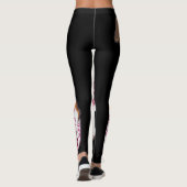 Tätowierte englische Bulldoggen-Leggings Leggings (Rückseite)