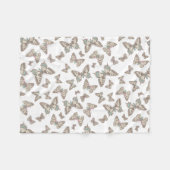 Tätowierte Schmetterlingsdecke Fleecedecke (Vorderseite (Horizontal))