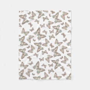 Tätowierte Schmetterlingsdecke Fleecedecke