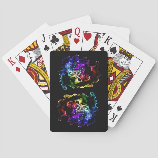 Tätowierte Spielkarten-Schöpfung Spielkarten (Rückseite)