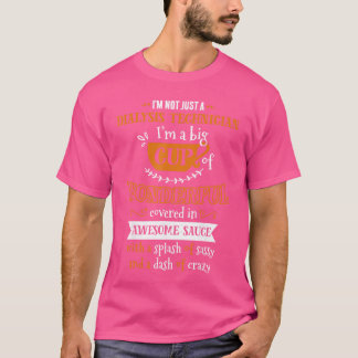 Tätowierter Dialysetechniker-Cr großer Becher mit  T-Shirt