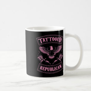 Tätowierter Republikaner Stolz Tätowierter Konserv Kaffeetasse