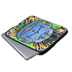 Tätowierter Schädel v0 Laptopschutzhülle