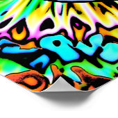 Tätowierter Schädel v0 Poster (Ecke)