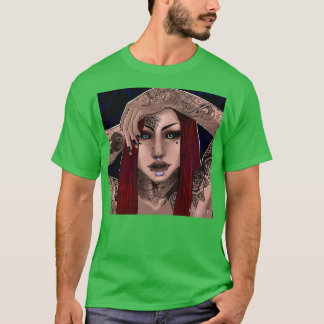 tätowiertes Mädchen T-Shirt