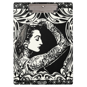 Tätowiertes Sinti und Roma Klemmbrett