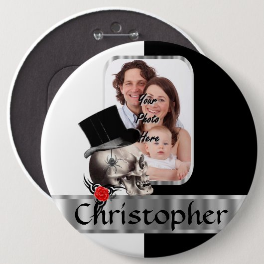 Tätowierung Button (Vorne & Hinten)