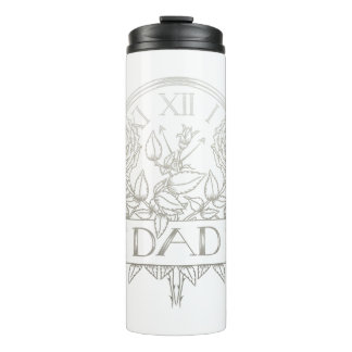 Tätowierung im Vintage-Stil für Dad Thermosbecher