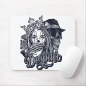 Tätowierung im Vintagen Chicanstil Mousepad (Mit Mouse)