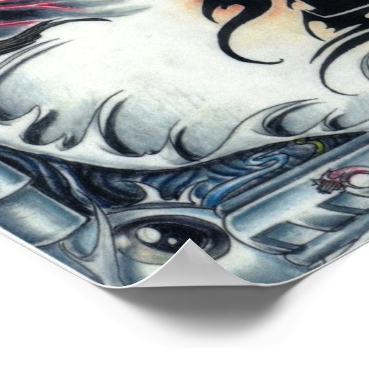 Tätowierung Poster (Ecke)