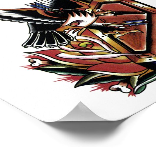 Tätowierung Poster (Ecke)