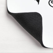 Tätowierung Schwarze Blume Mousepad (Ecke)