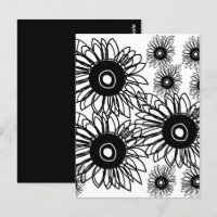Tätowierung Sonnenblume Floral Schwarz Weiß Tattoo