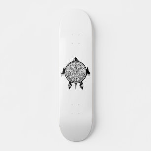 Tätowierung Tribal-Schildkröten-Schild Skateboard