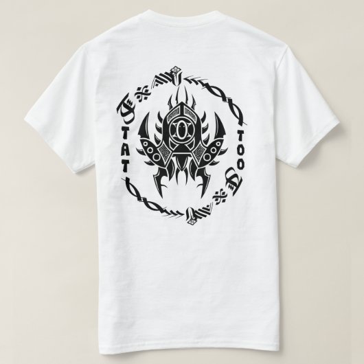Tätowierung Tribal T-Shirt (Design Rückseite)