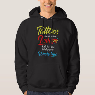 Tätowierungen besser als Liebe Tätowiert Tinte Tat Hoodie