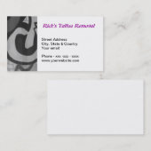 Tätowierungs-Abbau-Visitenkarte Visitenkarte (Vorne/Hinten)