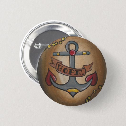 Tätowierungs-Anker Button (Vorne & Hinten)