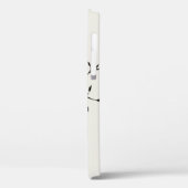 Tätowierungs-Art-abstraktes Blumen mit spitzem Case-Mate iPhone Hülle (Rückseite / Links)