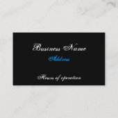 Tätowierungs-Art-Visitenkarte Visitenkarte (Rückseite)