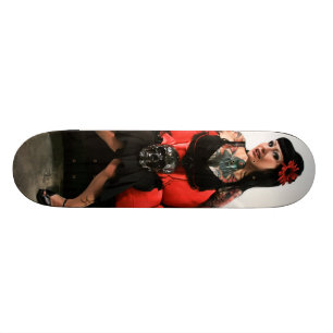 Tätowierungs-Button oben Skateboard