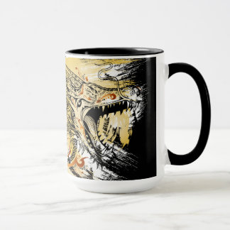 Tätowierungs-Hennastrauch-Drache-Tasse Tasse