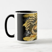 Tätowierungs-Hennastrauch-Drache-Tasse Tasse (Links)