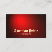 Tätowierungs-Kunst-Künstlerkreativer schwarzer Visitenkarte (Vorderseite)