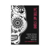 Tätowierungs-Kunst-Studio-Visitenkarte