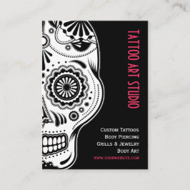 Tätowierungs-Kunst-Studio-Visitenkarte Visitenkarte