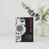 Tätowierungs-Kunst-Studio-Visitenkarte Visitenkarte (Stehend Vorderseite)