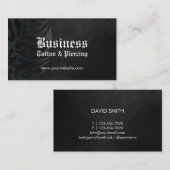 Tätowierungs-Künstler-Körper, der berufliche Visitenkarte (Vorne/Hinten)