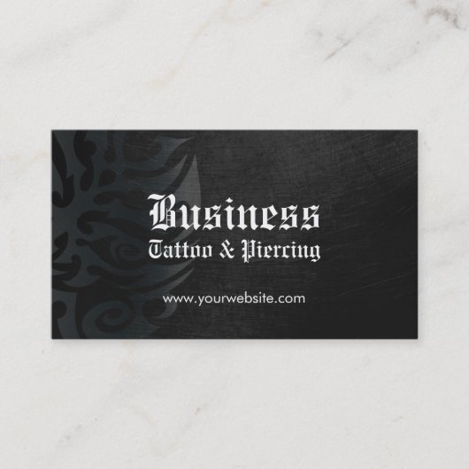 Tätowierungs-Künstler-Körper, der berufliche Visitenkarte (Vorderseite)