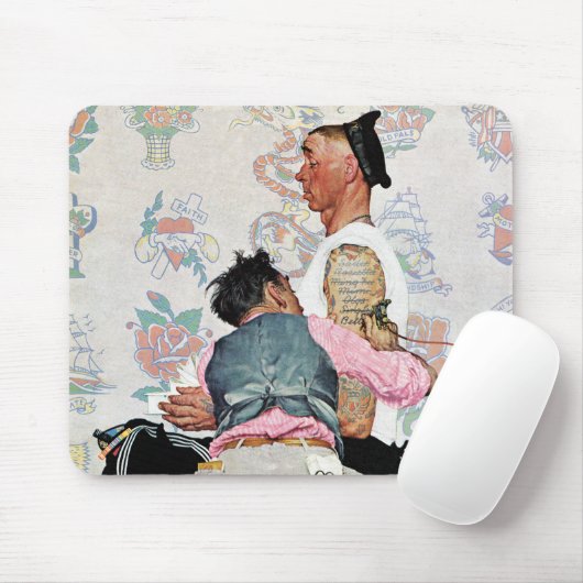 Tätowierungs-Künstler Mousepad (Mit Mouse)