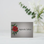 Tätowierungs-Künstler Visitenkarte (Stehend Vorderseite)