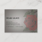 Tätowierungs-Künstler Visitenkarte (Rückseite)