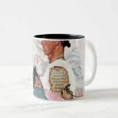 Tätowierungs-Künstler Zweifarbige Tasse (VorderseiteRechts)